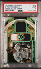 Christian Yelich [Green] #TR-CY Baseball Cards 2023 Topps Tribute Triple Relics Prices