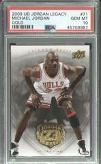 Michael Jordan Gold #71 Basketball Cards 2009 Upper Deck Jordan Legacy Prices