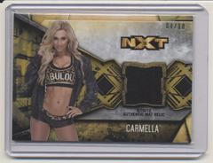 Carmella [Gold] Wrestling Cards 2017 Topps WWE Women's Division Mat Relics Prices
