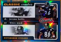 Hines Ward, Jerome Bettis [Blue] Football Cards 2022 Panini Classics Combos Prices