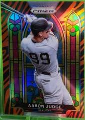 Aaron Judge [Tiger Stripes Prizm] #SG-5 Baseball Cards 2021 Panini Prizm Stained Glass Prices
