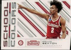 Collin Sexton Basketball Cards 2018 Panini Contenders Draft Picks School Colors Prices
