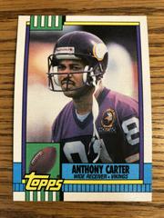Anthony Carter Football Cards 1990 Topps Prices