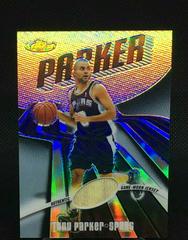 Tony Parker [Jersey Refractor] #9 Basketball Cards 2003 Finest Prices