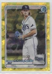 Shane Baz [Yellow] Baseball Cards 2020 Bowman Draft Sapphire Prices
