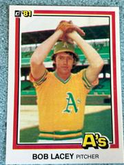 Bob Lacey [Correct Spelling] Baseball Cards 1981 Donruss Prices