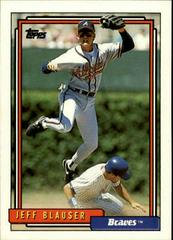 Jeff Blauser #199 Baseball Cards 1992 Topps Prices