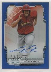 Luken Baker [Blue] Baseball Cards 2019 Bowman Sterling Prospect Autographs Prices