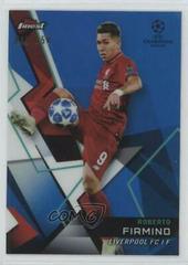 Roberto Firmino [Blue Refractor] Soccer Cards 2018 Finest UEFA Champions League Prices
