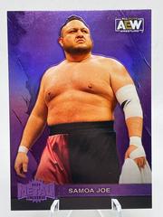 Samoa Joe [Purple Spectrum] #123 Wrestling Cards 2022 SkyBox Metal Universe AEW Prices