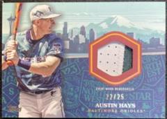 Austin Hays [Red] #ASR-HAY Baseball Cards 2023 Topps Update All Star Stitches Prices