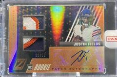 Justin Fields [Patch Autograph Copper] #83 Football Cards 2021 Panini Zenith Prices