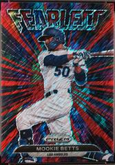Mookie Betts [Red Shimmer Prizm] #FL-5 Baseball Cards 2022 Panini Prizm Fearless Prices