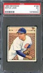 Doyle Lade [Without Copyright] #196 Baseball Cards 1950 Bowman Prices