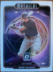 Manny Machado Baseball Cards 2021 Panini Donruss Optic Mythical Prices
