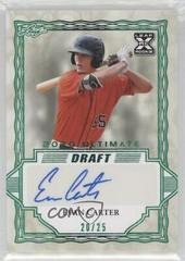 Evan Carter [Emerald Spectrum] #BA-EC2 Baseball Cards 2020 Leaf Ultimate Autographs Prices