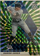Aaron Judge [Green Swirl Mosaic] Baseball Cards 2021 Panini Mosaic Prices