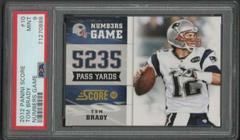 Tom Brady #10 Football Cards 2012 Panini Score Numbers Game Prices