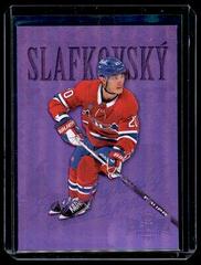 Juraj Slafkovsky [Purple Spectrum FX] Hockey Cards 2022 Skybox Metal Universe 1998-99 Retro Prices