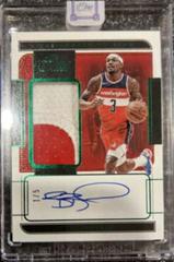 Bradley Beal [Green] #JA-BBL Basketball Cards 2021 Panini One and One Jersey Autographs Prices