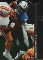 Broderick Thomas [Die Cut] #156 Football Cards 1994 SP Prices