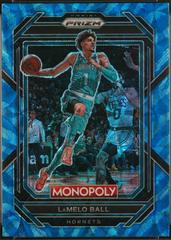 Lamelo Ball [Blue Tiger Stripe] #10 Basketball Cards 2022 Panini Prizm Monopoly Prices