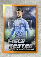 Valentin Castellanos [Orange] Soccer Cards 2022 Topps Chrome MLS Field Tested Prices