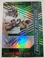 Maurice Jones Drew [Green] Football Cards 2022 Panini XR Acclaimed Autographs Prices