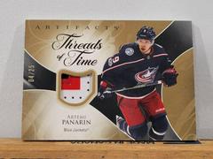 Artemi Panarin [Premium] #TT-AP Hockey Cards 2023 Upper Deck Artifacts Threads of Time Prices