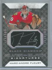 Marc Andre Fleury [Spectrum] #SB-MF Hockey Cards 2021 Upper Deck Black Diamond Silver on Black Signatures Prices