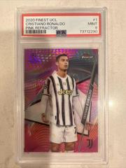 Cristiano Ronaldo [Pink Refractor] #1 Soccer Cards 2020 Topps Finest UEFA Champions League Prices