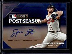 Spencer Strider [Gold] #PPA-SS Baseball Cards 2024 Topps Postseason Performance Autograph Prices