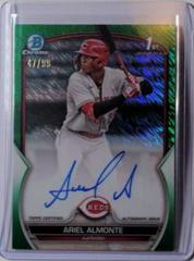 Ariel Almonte [Green Shimmer] #CPA-AA Baseball Cards 2023 Bowman Chrome Prospect Autographs Prices