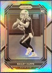 Bailey Zappe [SP Variation Silver] Football Cards 2022 Panini Prizm Prices