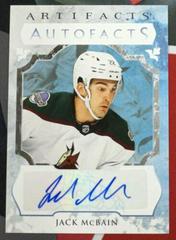 Jack McBain #AF-MC Hockey Cards 2023 Upper Deck Artifacts Autograph Facts Prices