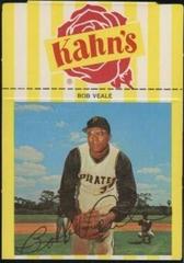 Bob Veale [Hands at Knees w/ Glasses] Baseball Cards 1966 Kahn's Wieners Prices
