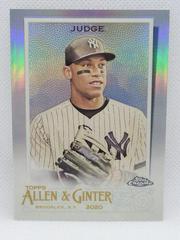 Aaron Judge #ACG-AJ Baseball Cards 2020 Topps Allen & Ginter Chrome Autographs Prices