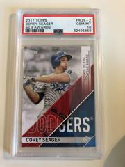 Corey Seager #ROY-2 Baseball Cards 2017 Topps MLB Awards Prices