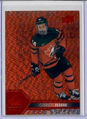 Connor Bedard [Red Champagne] #2 Hockey Cards 2022 Upper Deck Team Canada Juniors Prices