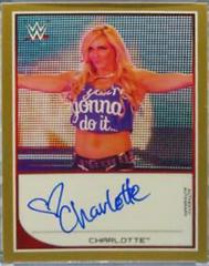 Charlotte [Gold] Wrestling Cards 2016 Topps WWE Road to Wrestlemania Autographs Prices