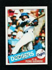 Pedro Guerrero #575 Baseball Cards 1985 Topps Mini Prices