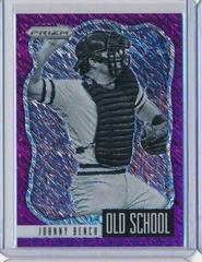 Johnny Bench [Shimmer Prizm] Baseball Cards 2021 Panini Prizm Old School Prices