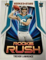 Trevor Lawrence [Orange] #RR1 Football Cards 2021 Panini Rookies and Stars Rush Prices