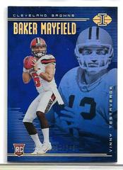 Baker Mayfield, Vinny Testaverde [Blue] #2 Football Cards 2018 Panini Illusions Prices