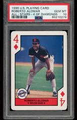 Roberto Alomar [4 of Diamonds] Baseball Cards 1990 U.S. Playing Card All Stars Prices