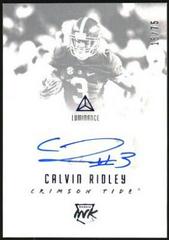 Calvin Ridley [Blue] Football Cards 2018 Panini Luminance Rookie Ink Autographs Prices