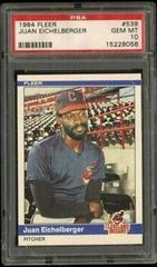 Juan Eichelberger #539 Baseball Cards 1984 Fleer Prices