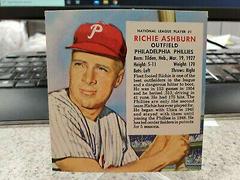 Richie Ashburn #1 Baseball Cards 1955 Red Man Tobacco Prices