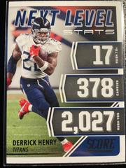 Derrick Henry Football Cards 2021 Panini Score Next Level Stats Prices