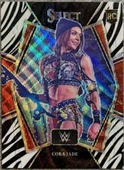 Cora Jade [Zebra Prizm] Wrestling Cards 2022 Panini Select WWE Prices